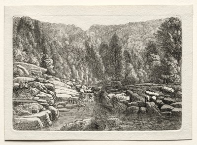 Woda w Górach, ok. godz. 1790-1800. autorstwa Christoph Nathe