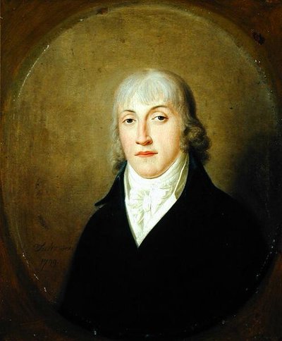 Portret dżentelmena, 1799 autorstwa Christoph Suhr