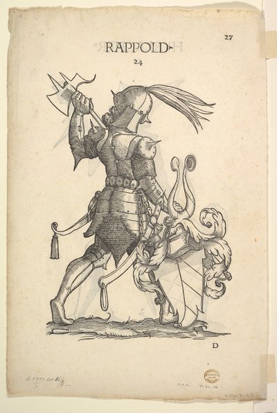 Rodziny Hurlacher recto i Rappold verso, od Paula Hectora Mairsa Bericha..., połowa XVI wieku. autorstwa Christoph Weiditz