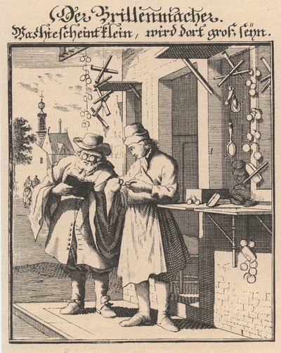 Spektakl z figury głównych stanów dobroczynnych, 1698 autorstwa Christoph Weigel the Elder