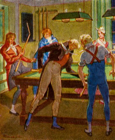 Billardspiel von Christophe (1856-1945)