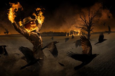 Halloweenowe piekło stracha na wróble autorstwa Christophe Kiciak