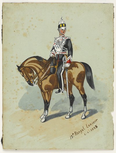 XIII Ułanów Bengalskich, ok. 1914 r. autorstwa Christopher Clark