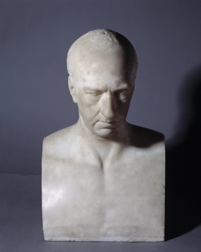 Popiersie przedstawiające szkockiego malarza Gavina Hamiltona (1723-1798) autorstwa Christopher Hewetson