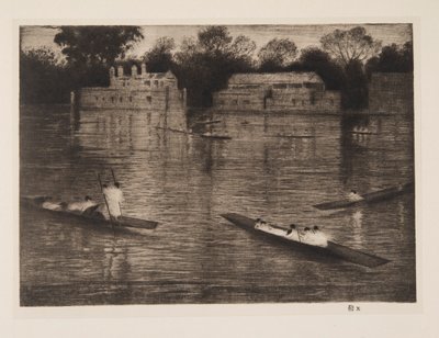 Niedzielny wieczór, wyd. 1926. autorstwa Christopher Richard Wynne Nevinson
