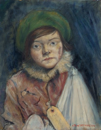 Camden Town Kid, czyli Cockney Stoic, 1940 autorstwa Christopher Richard Wynne Nevinson