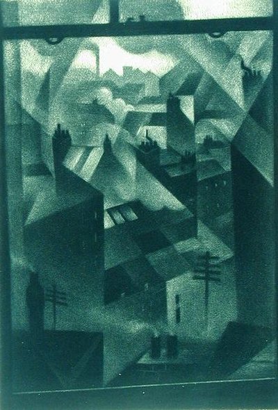 Z okna biura autorstwa Christopher Richard Wynne Nevinson