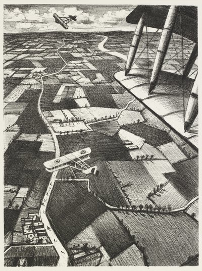 W powietrzu, 1917 autorstwa Christopher Richard Wynne Nevinson
