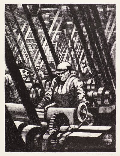Tworzenie silnika autorstwa Christopher Richard Wynne Nevinson