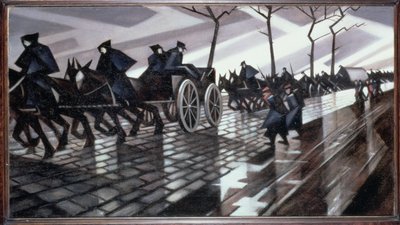 Droga do Ypres autorstwa Christopher Richard Wynne Nevinson