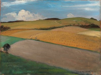 Trundle w Goodwood, lata 30. XX wieku autorstwa Christopher Richard Wynne Nevinson