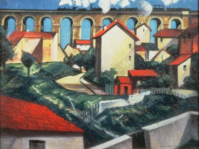 Wiadukt autorstwa Christopher Richard Wynne Nevinson