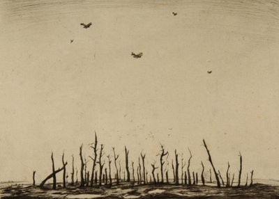Przeklęte drewno autorstwa Christopher Richard Wynne Nevinson