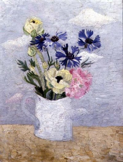 Kwiaty w białym kubku autorstwa Christopher Wood