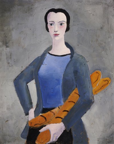 Dziewczyna z chlebem autorstwa Christopher Wood