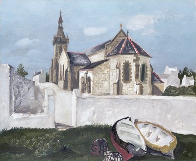 Kościół Treboul, Bretania autorstwa Christopher Wood