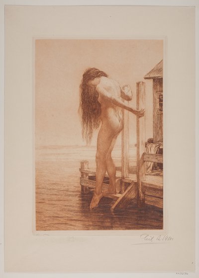 Kąpiąca się pani autorstwa Cilius Johannes Konrad Andersen