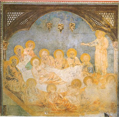 Śmierć Maryi autorstwa Cimabue