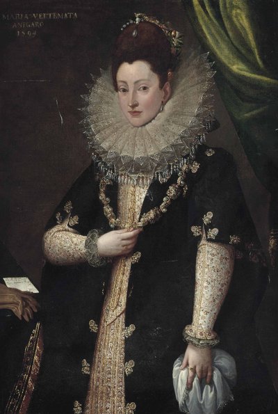 Krąg Fransa Pourbusa II Maria Vertemata autorstwa Circle of Frans Pourbus the Younger