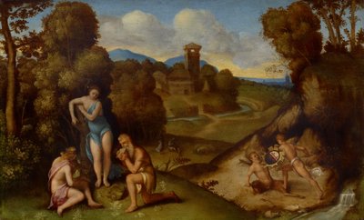 Alegoria autorstwa circle of Giorgione