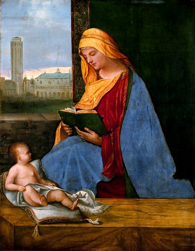 Dziewica z Dzieciątkiem z widokiem na Wenecję (Madonna z Tallard) autorstwa circle of Giorgione