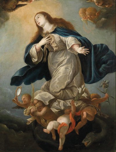 Maria Immaculata autorstwa Circle of Mateo Cerezo