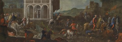 Święta Katarzyna ze Sieny broniąca miasta przed Turkami autorstwa circle of Vittore Carpaccio