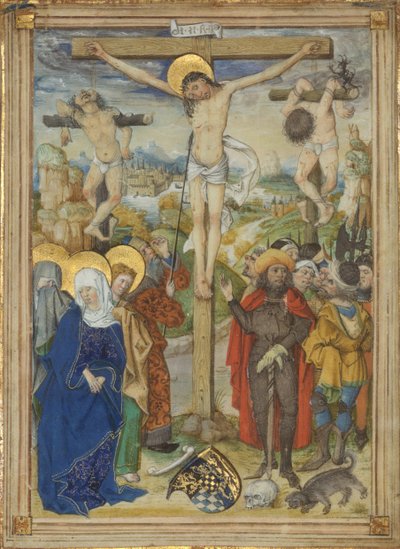 Ukrzyżowanie, 1481-82. autorstwa Circle of the Housebook Master