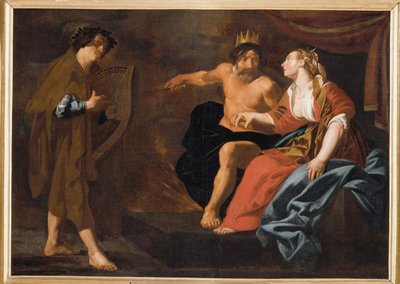 Orfeusz, Pluton i Prozerpina. autorstwa Claes Cornelisz. Moeyaert