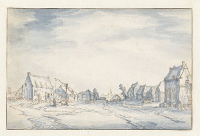 widok na wieś autorstwa Claes Jansz. Visscher (II) (attributed to)