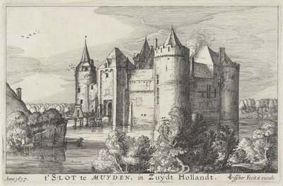 Widok na Muiderslot t