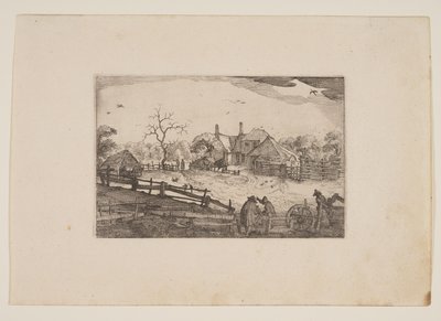 Zajazd Ojca, z widoków w okolicach Haarlemu (Plaisante Plaetsen) autorstwa Claes Jansz. Visscher