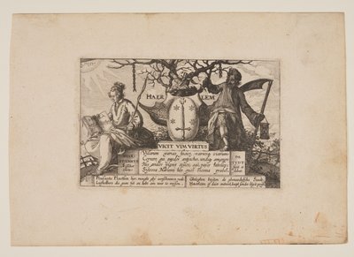 Płyta tytułowa, z Widoki w okolicach Haarlemu (Plaisante Plaetsen) autorstwa Claes Jansz. Visscher