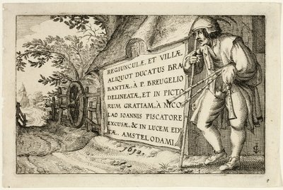 Strona tytułowa, po Obrazach farm, wiejskich domów i rustykalnych wiosek (Praediorum villarum et rusticarum casularum icones) autorstwa Claes Jansz. Visscher II