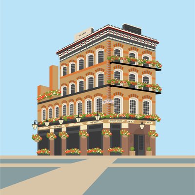 Pub Albert, Wiktoria autorstwa Claire Huntley
