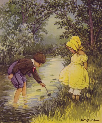 Ogród wierszy dziecka: dokąd płyną łodzie? (kolor lito) autorstwa Clara Miller Burd