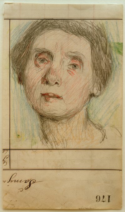 Autoportret en face autorstwa Clara Siewert