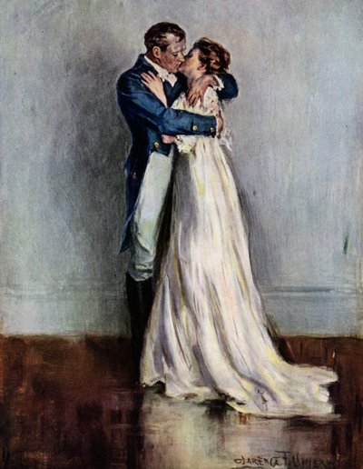 Ae Fond Kiss (kolor lito) autorstwa Clarence F. Underwood