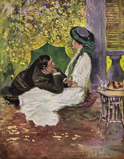 Młody sen miłości (kolor lito) autorstwa Clarence F. Underwood
