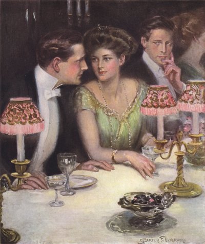 Jedyna dwójka na kolacji autorstwa Clarence F. Underwood