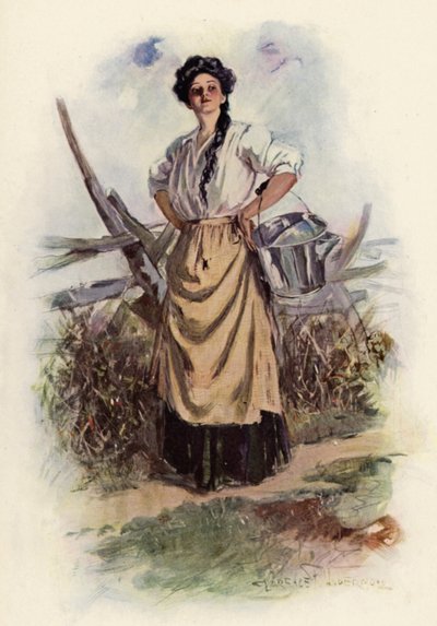 Gdzie idziesz, moja śliczna pokojówka (kolor lito) autorstwa Clarence F. Underwood