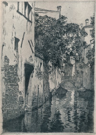 Kanał San Agostino, Wenecja, ok. 1905 1914-1915 autorstwa Clarence Gagnon