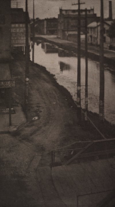 Słupy telegraficzne, 1898. autorstwa Clarence H. White