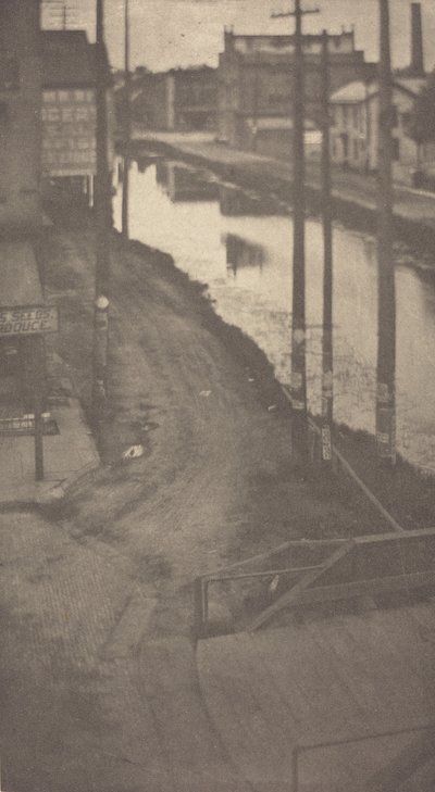 Słupy telegraficzne, ok. 1900. autorstwa Clarence H White