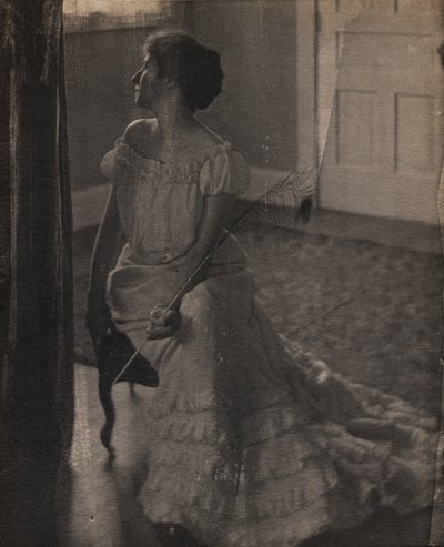 Pawie pióro, ok. 1930 r. 1902. autorstwa Clarence H. White