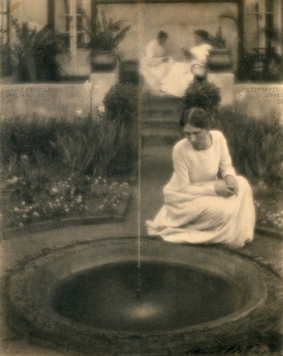 Fontanna (druk platynowy) autorstwa Clarence Henry White