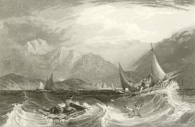 Bombay Harbor - Łodzie rybackie, w monsun autorstwa Clarkson Frederick Stanfield