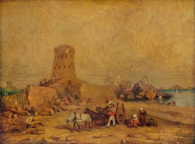 Scena Wybrzeża, XIX w., 1924 autorstwa Clarkson Stanfield