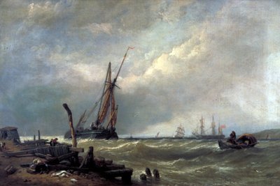„Na Texelu”, 1856 autorstwa Clarkson Stanfield