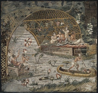 Mozaika nilowa z Palestriny, III wiek. pne autorstwa Classical Antiquities